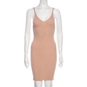 Reformation knitted pink dress Small